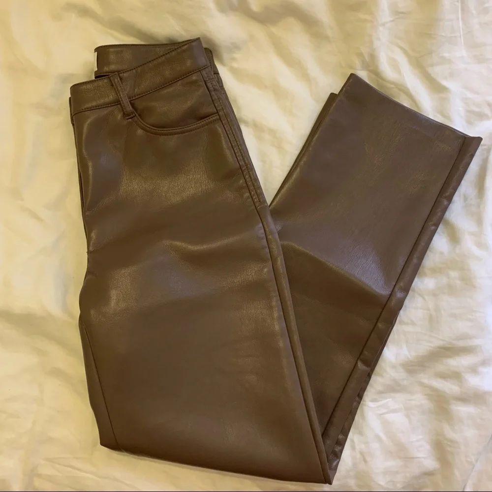Aritzia Wilfred The Melina Pant Caramelized Walnut Size 0 Short - Picture 5 of 10